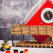 Load image into Gallery viewer, Wicker Grid Basket