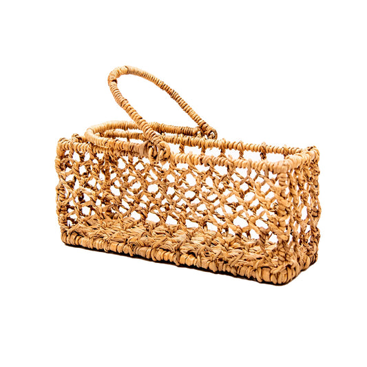 Wicker Plush Basket