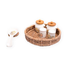 Load image into Gallery viewer, Round Wicker Tray - Asama Enterprise
