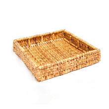 Load image into Gallery viewer, Wicker Square Tray
