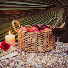 Load image into Gallery viewer, Image of a Wicker Hardy Basket with Side Handles for Carrying and Storing Various Items