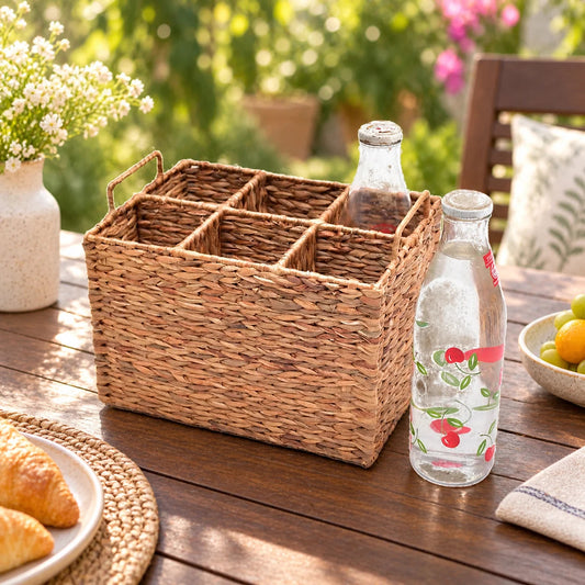 Wicker Bottle Caddy - Asama Enterprise