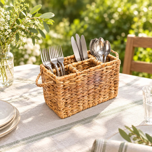 Wicker Cutlery Basket - Asama Enterprise