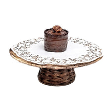 Load image into Gallery viewer, Wicker Cake Platter - Asama Enterprise
