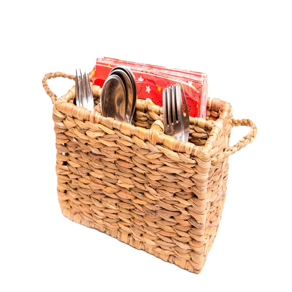 Wicker Cutlery Basket