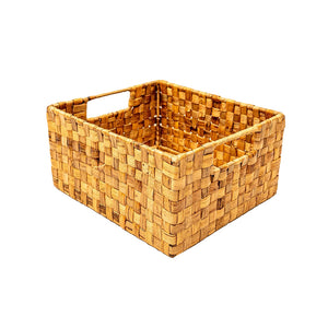Wicker Single Checks Basket