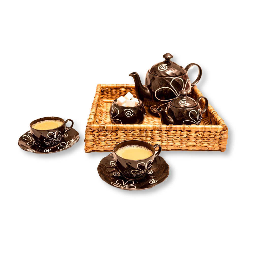 Wicker Square Tray