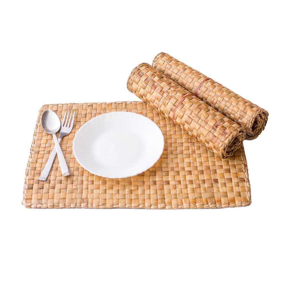 Natural Fiber Dining Center Table Mat Set | Buy Online at Asama – Asama ...