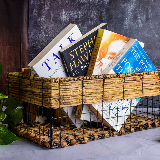 Wicker Grid Basket