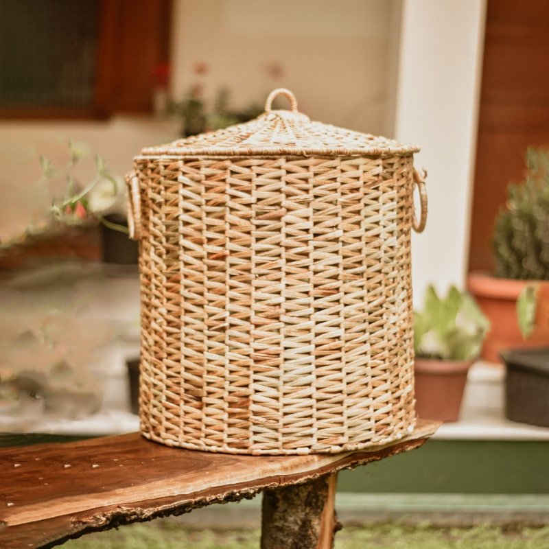Wicker Conical Laundry Basket - Asama Enterprise